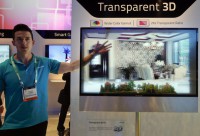 Televisor 3D transparente de Hisense 